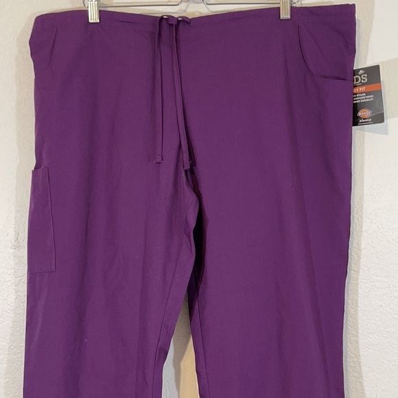 Dickies Every Day Scrubs Missy Fit Petite Drawstring Scrub Pant 3 Pocket NWT - Picture 3 of 11